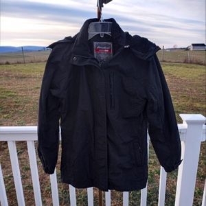 Eddie Bauer Black Insulated Coat Size Small